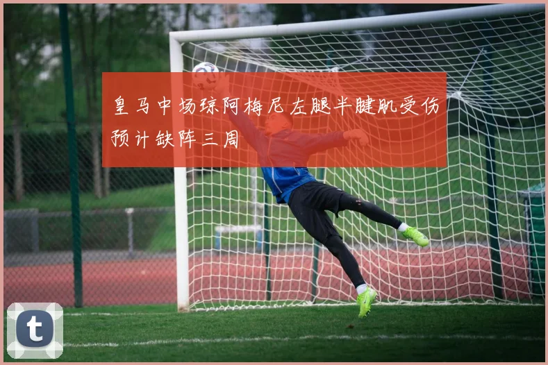 皇马中场琼阿梅尼左腿半腱肌受伤预计缺阵三周
